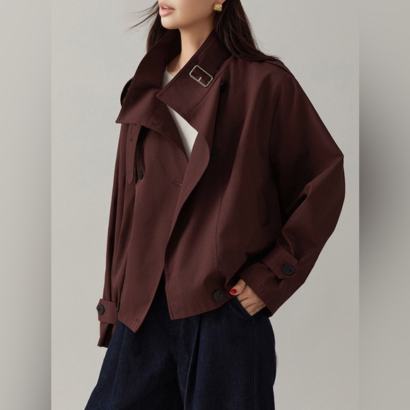 Commense Vintage Loose Trench Coat - Picture 8 of 14